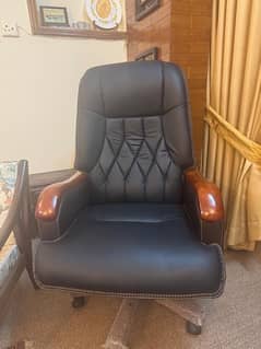 brand new leather chair