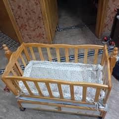 wooden Baby cot