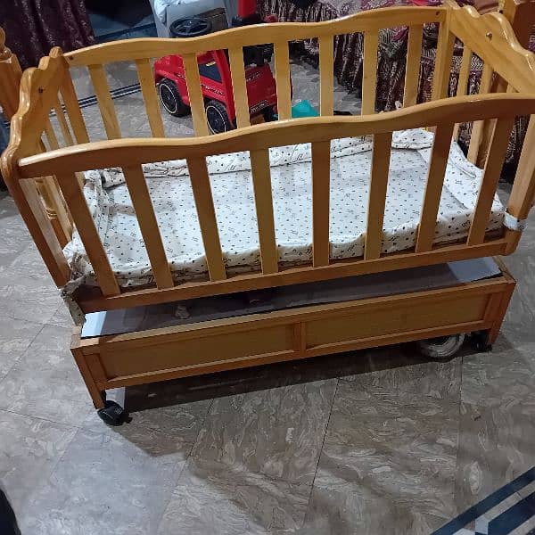 wooden Baby cot 3