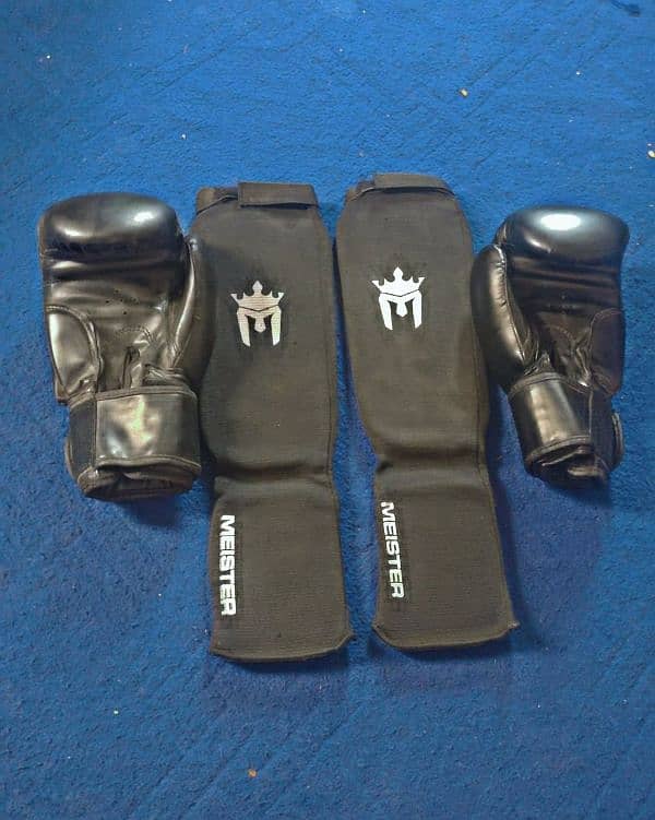 boxing gloves with protect leg's 2