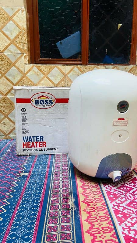 Geyser water heater by boss company 10/10 condition for sale 5