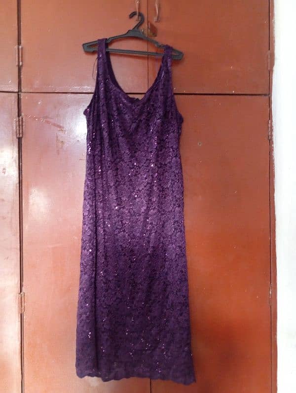 imported New purple dress from R&M Richards 2