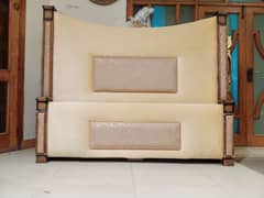 slightly used wooden bed only call 0312'4049'200