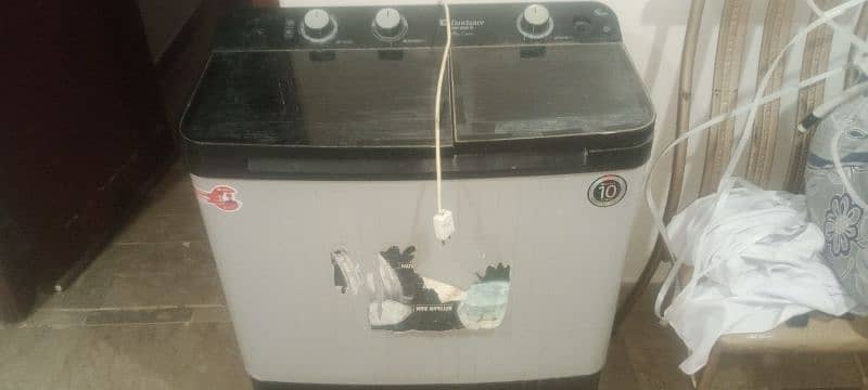 on ok he Dry motor change karwai he wash n dry ALG he 0