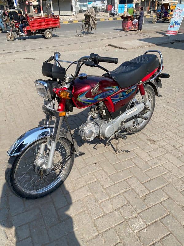 Honda cd 70 2024 just like new 2