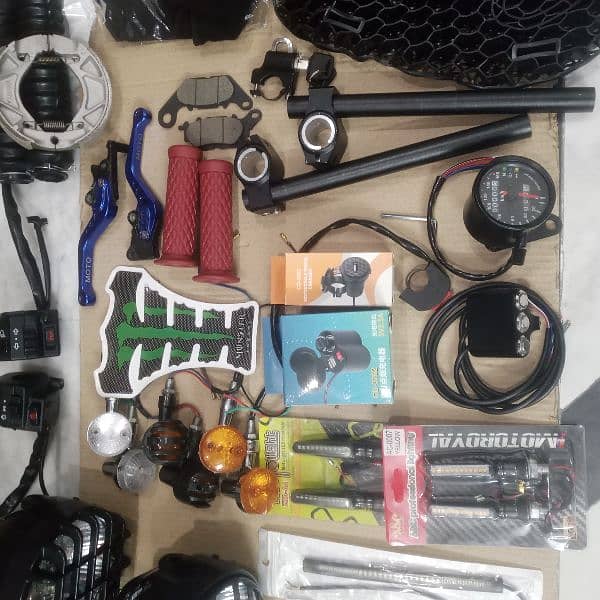 All kinds of Touring and Bike modification accessories available 8