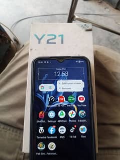 vivo y 21 with box for sale cal 3432926907