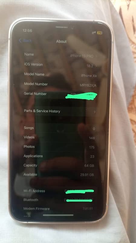 iPhone xr convert to 13 64 gb pta approved physical and e sim both 5