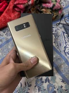 samsung note 8 single sim pta with box