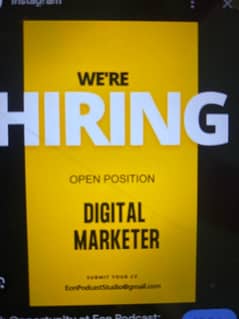 Full time Social media Marketing Job available