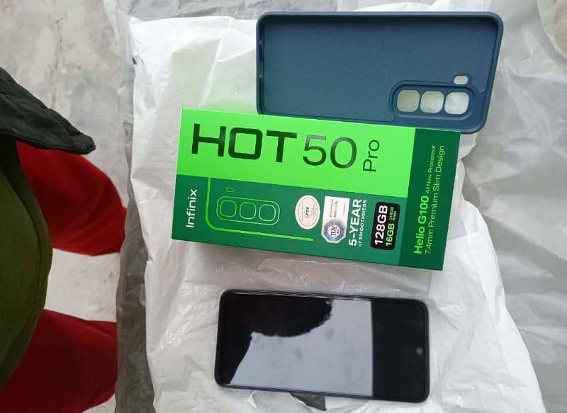 Infinix hot 50 pro Just 2 din open box 8/128 8