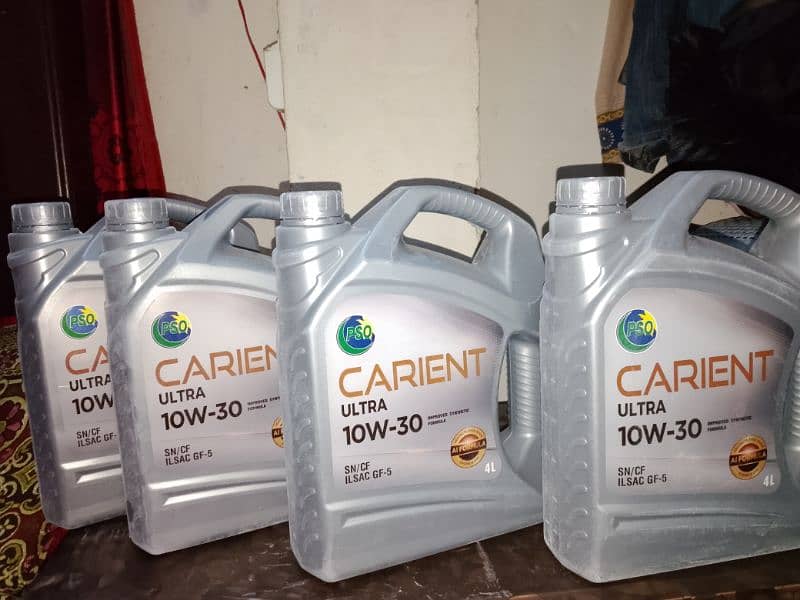 carient engine oil 10/30 4 piece 0