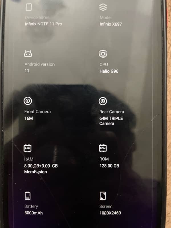 infinix note 11 pro  8/128 0
