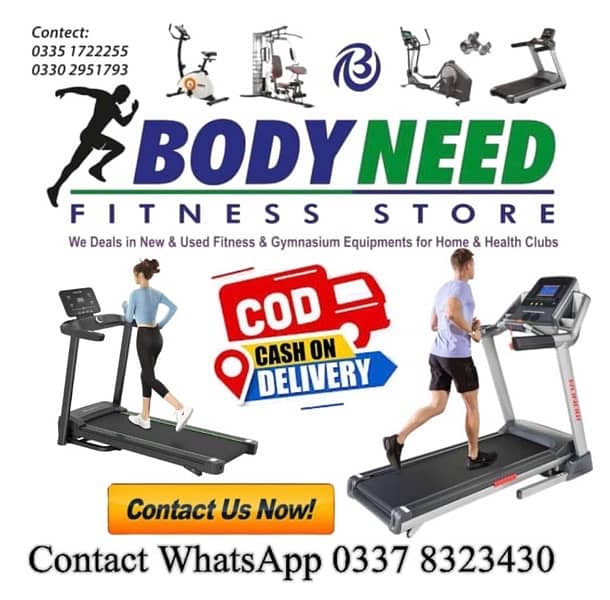 Cash  on delivery  All type fitness Cardio machines available 2