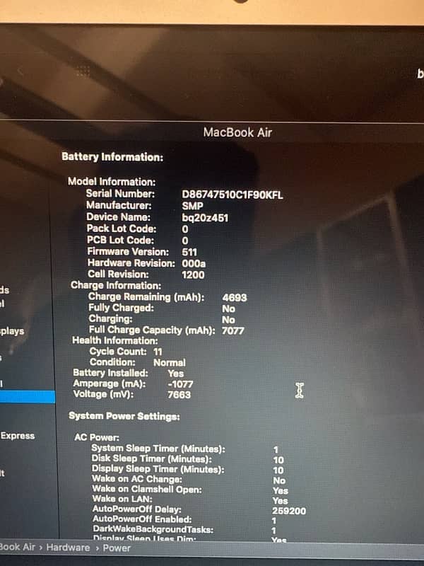 MacBook Air 2017 core i5 256gb ssd 3