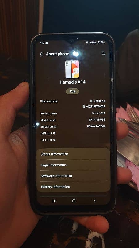 SAMSUNG A14 5G 1