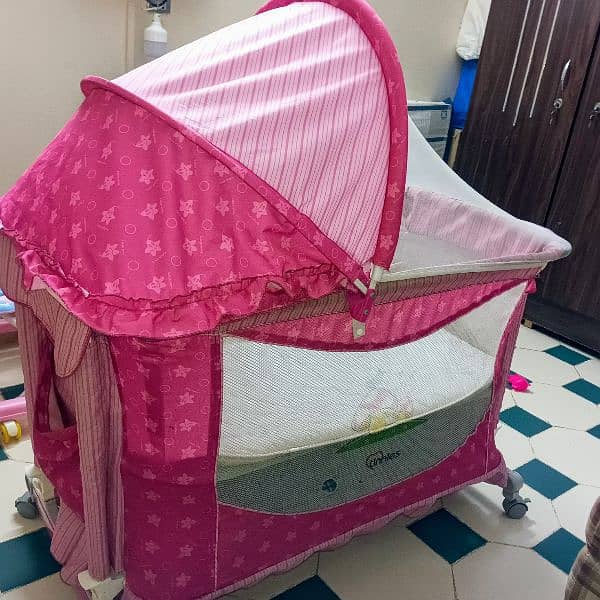 multifunction baby cot crib and walker 0