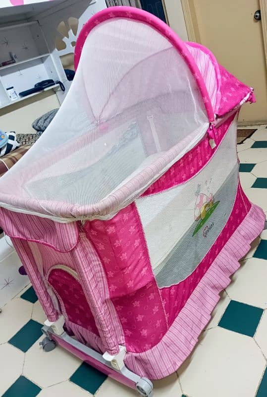 multifunction baby cot crib and walker 3