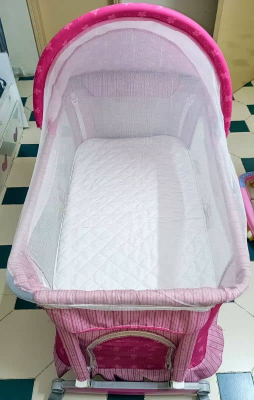 multifunction baby cot crib and walker 4