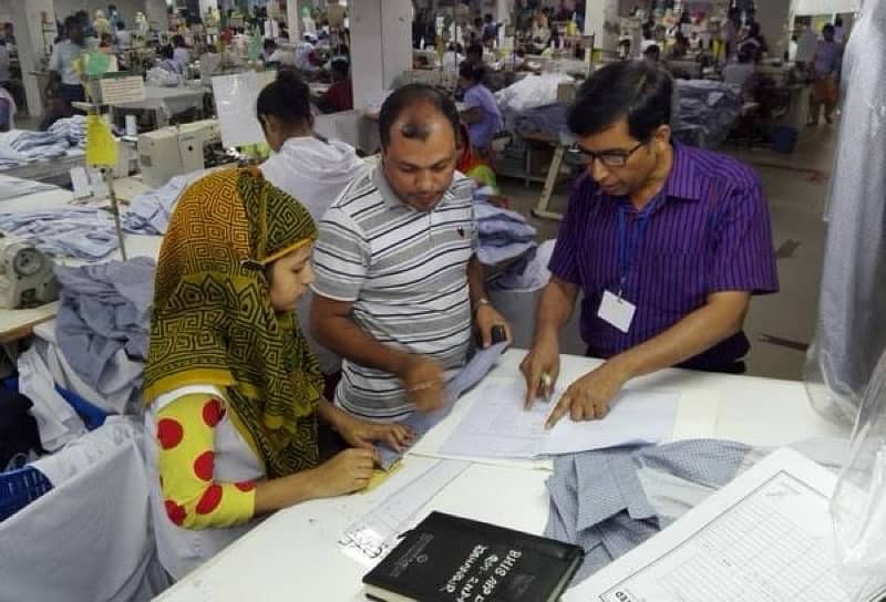 Quality checker in Ladies garments factory 2