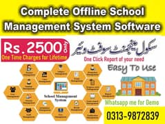 Offline Desktop School Management Software for Lifetime