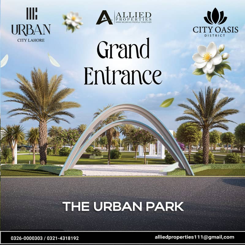 5 MARLA PLOTS FOR SALE URBAN CITY LAHORE 2