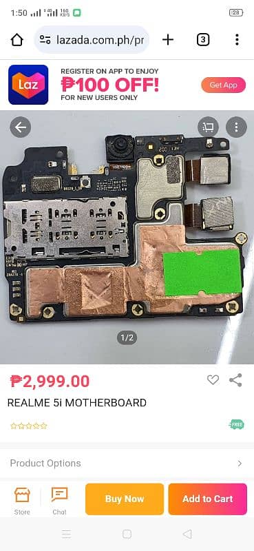 Realme 5i Mother Board For Sale 7K 0