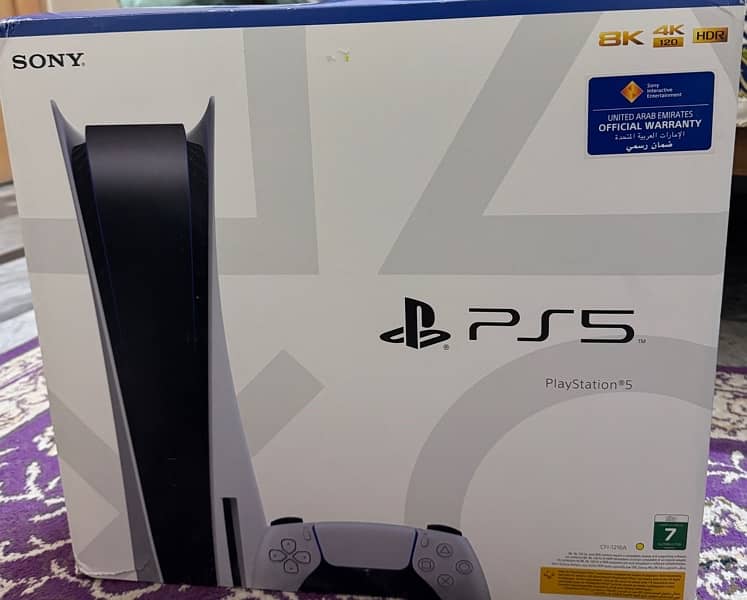 Sony PS5 825GB | UAE varient | Under Jumbo warrenty 2