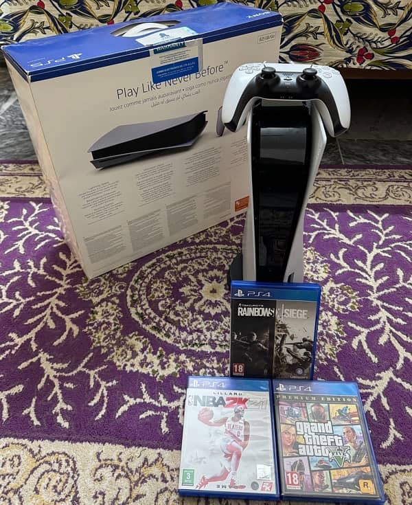 Sony PS5 825GB | UAE varient | Under Jumbo warrenty 1