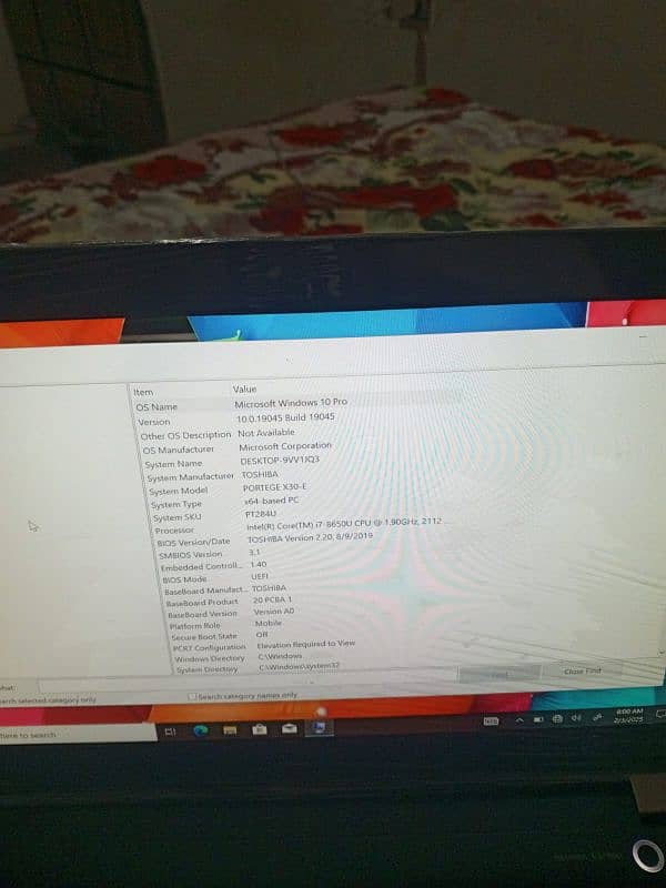 Toshiba laptop 1