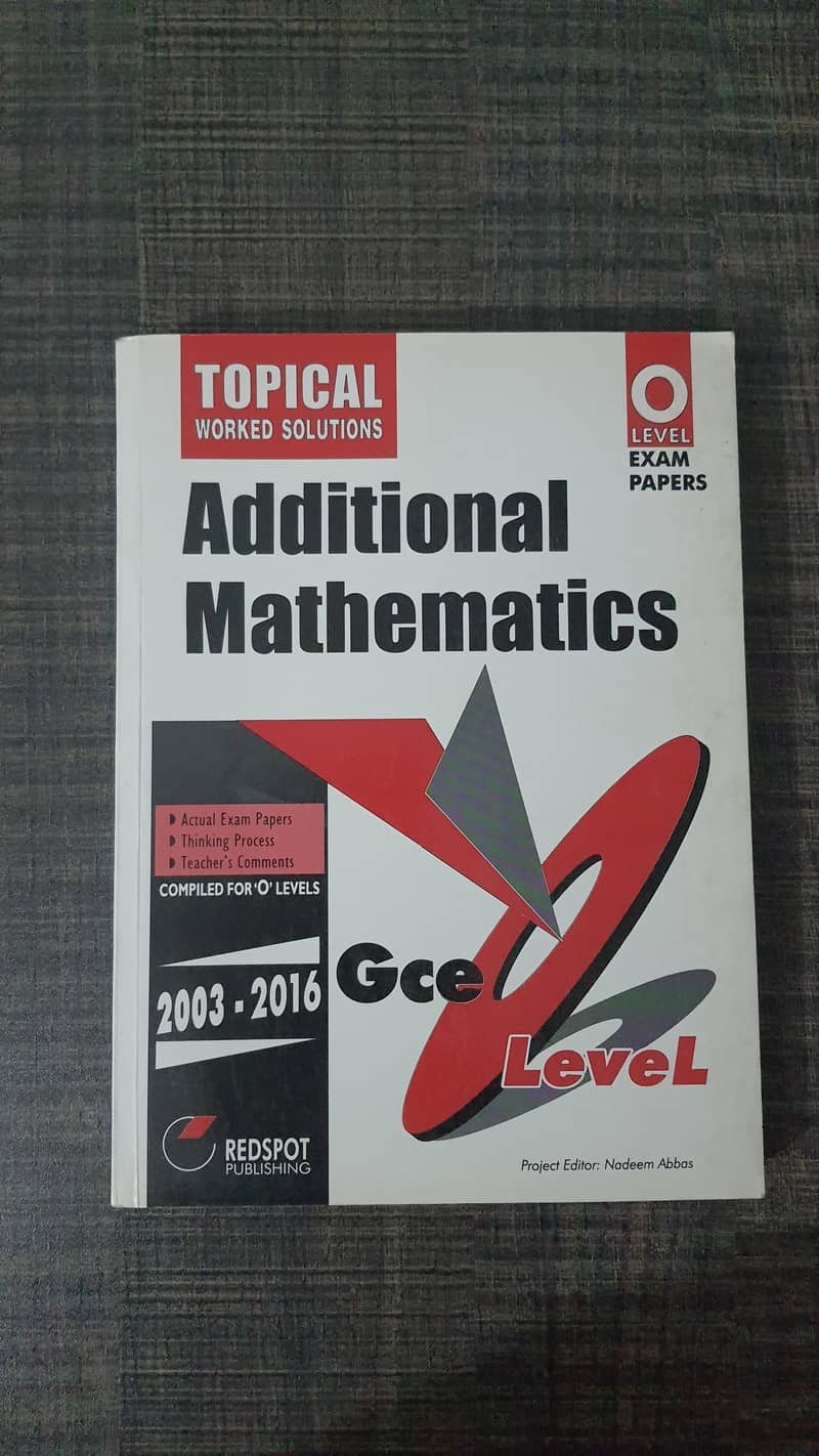 O Level Additional Mathematics Topical Worked Solutions 0