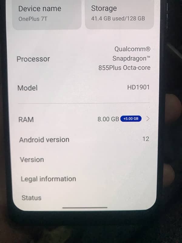 oneplus 12/128 7