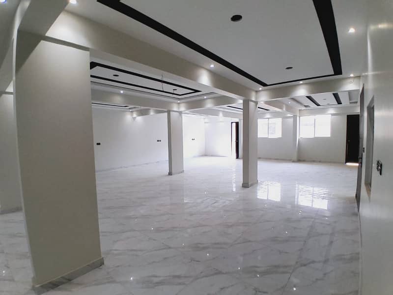 BRAND NEW OFFICE FOR RENT IN GULSHAN-E-IQBAL 13D2 NEAR ABRAR MASJID, 2