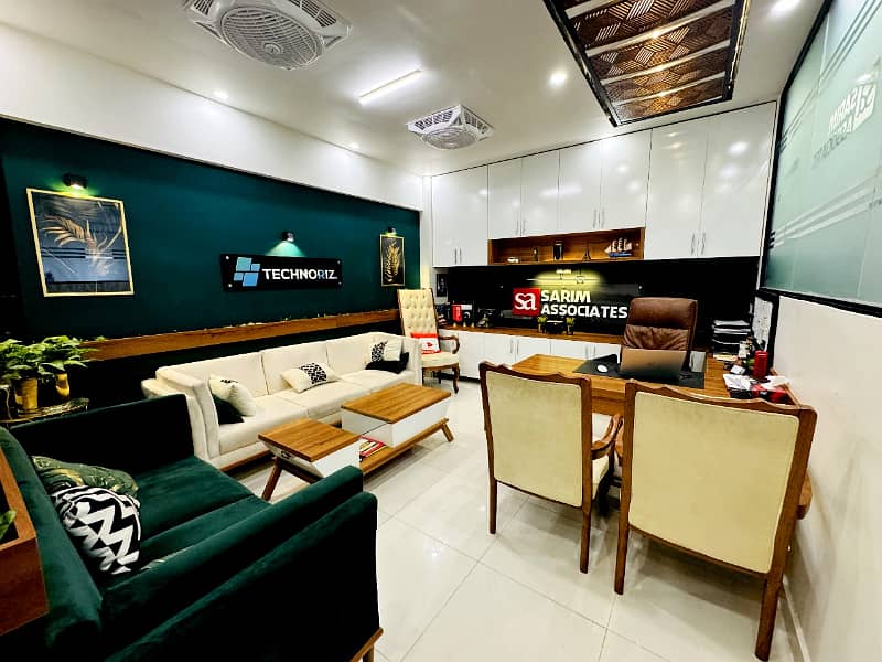 FURNISHED OFFICE FOR SALE IN GULISTAN-E-JAUHAR BLOCK 14. 9