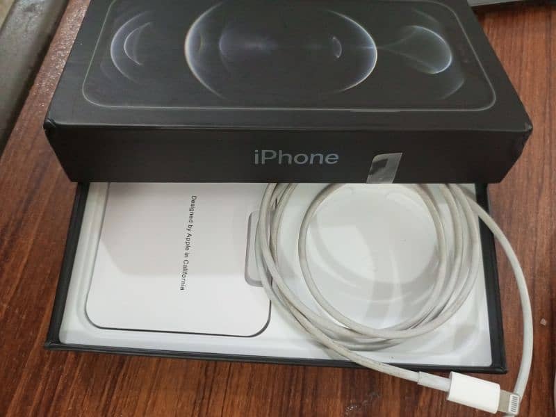 iPhone 12 Pro 256GB- (Non-PTA, JV) – 10/10 Condition with Box & Cable 3