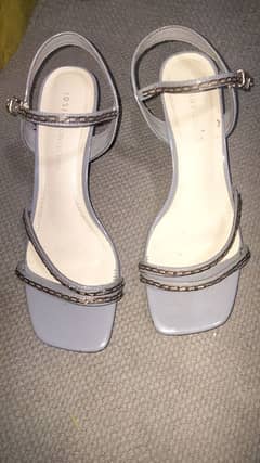 Grey Heels In Newly condition