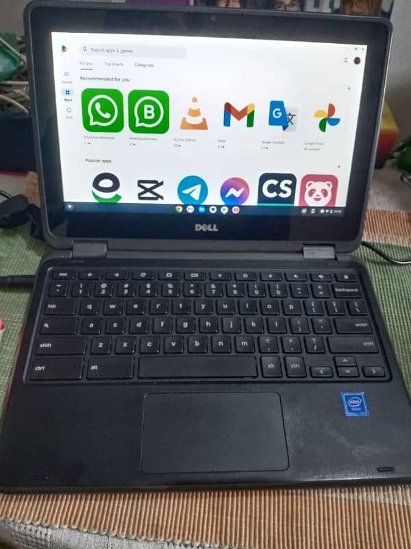 chrome book+360 rotate+touch screen and Play store 3