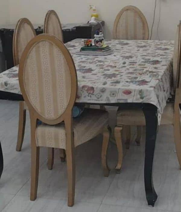 Wooden Dining table set 0