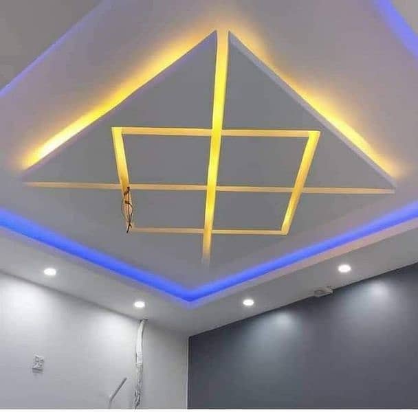 2x2 Gypsum Ceiling, PVC Ceiling, POP Ceiling, 4x8 Ceiling, Fancy Walls 15