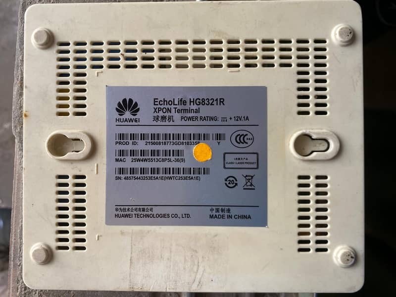 Huawei Echolife HG8321R and TP-LINK 300 Mbps TL-WR840N Wireles Router 1