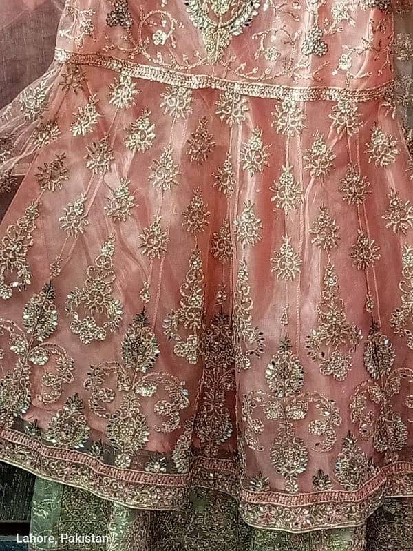 Frock with sharara fancy full work 2