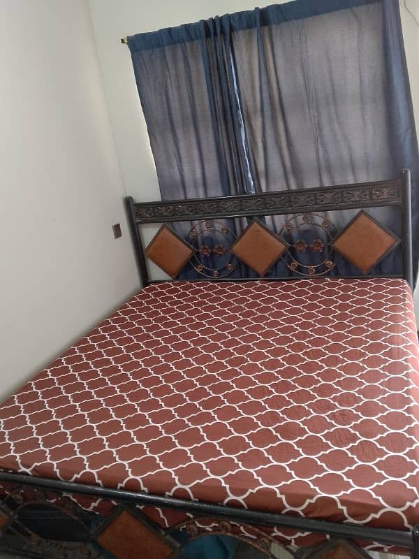 Iron Bed with Mattress 1