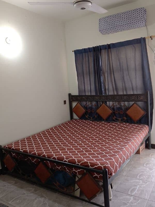 Iron Bed with Mattress 3