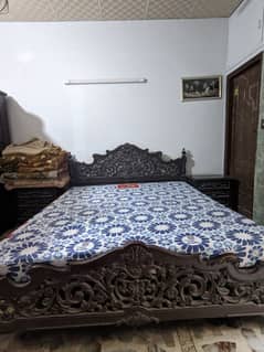 Bed with Mattress (length 70 Breath 78) in very good condition