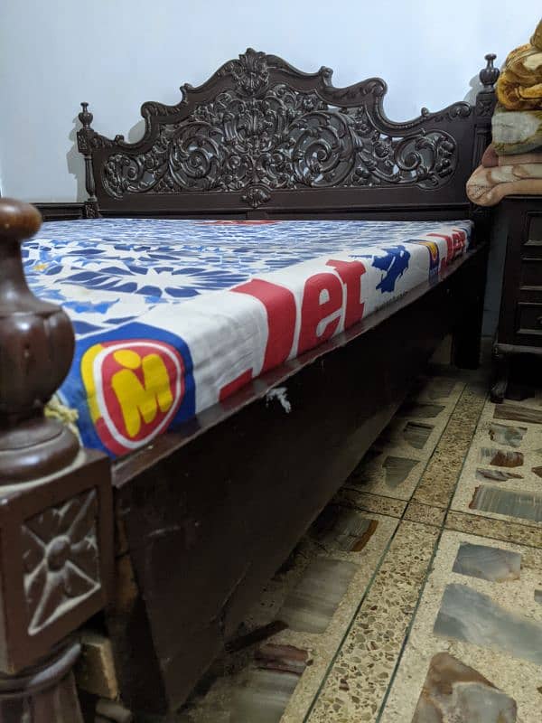 Bed with Mattress (length 70 Breath 78) in very good condition 2