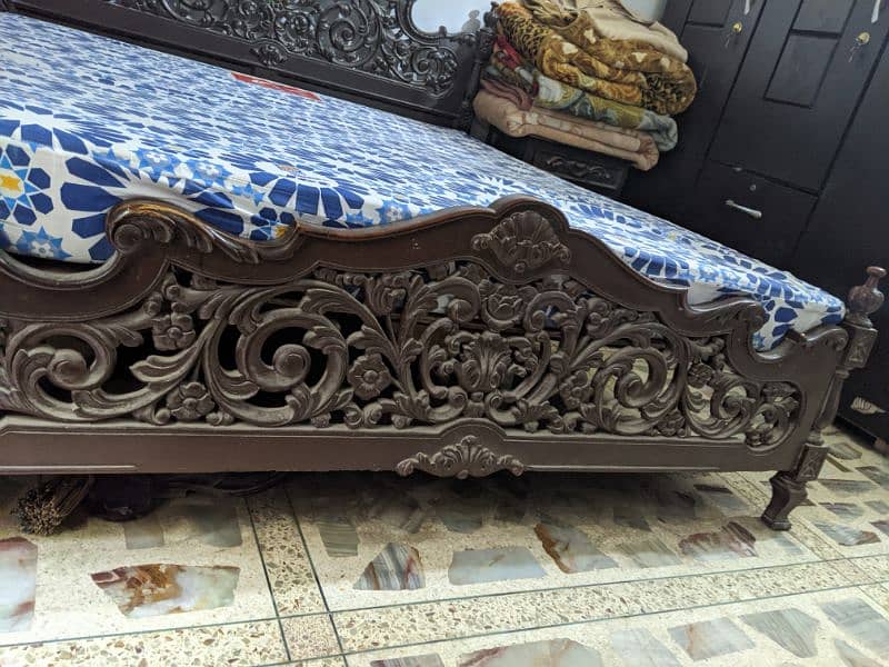 Bed with Mattress (length 70 Breath 78) in very good condition 3