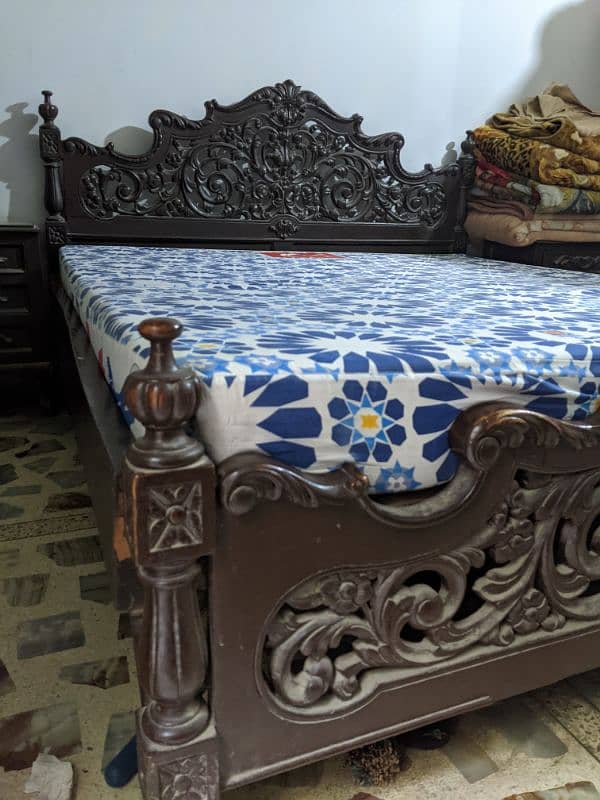 Bed with Mattress (length 70 Breath 78) in very good condition 6