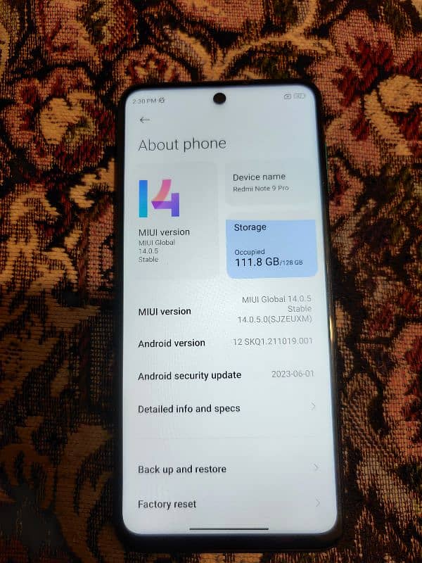 Redmi not 9pro 1