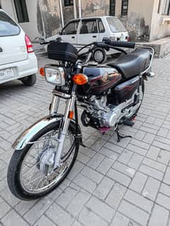 Honda CG 125 2024 Model Black Colour Mint Condition