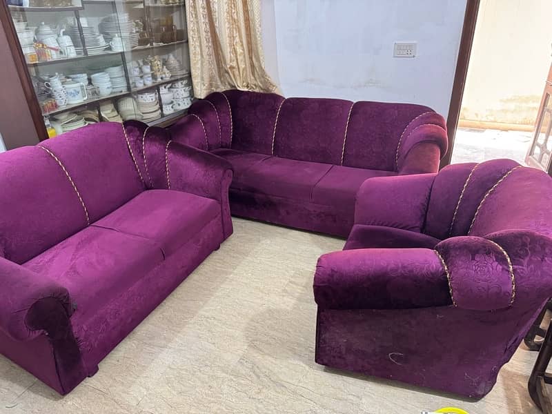 6 Seater Sofa Set / 3+2+1 Sofa Seats / Molty Foam Cushioning 5